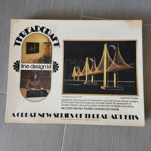Vintage 1974 Threadcraft Line Design Kit